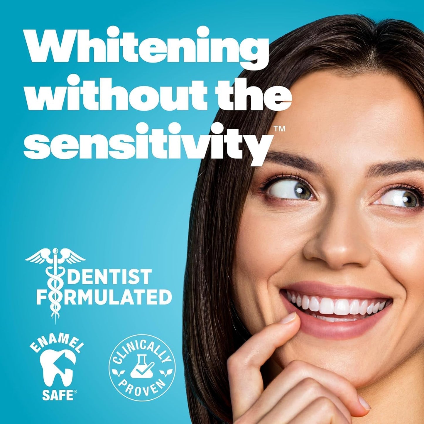 Whitening Starter Set – Peroxide Free - Enamel Safe for Whiter Teeth – Includes 7 Whitening Treatments & 2 Pack Whitening Toothpaste, Fluoride Free & Dentist Formulated