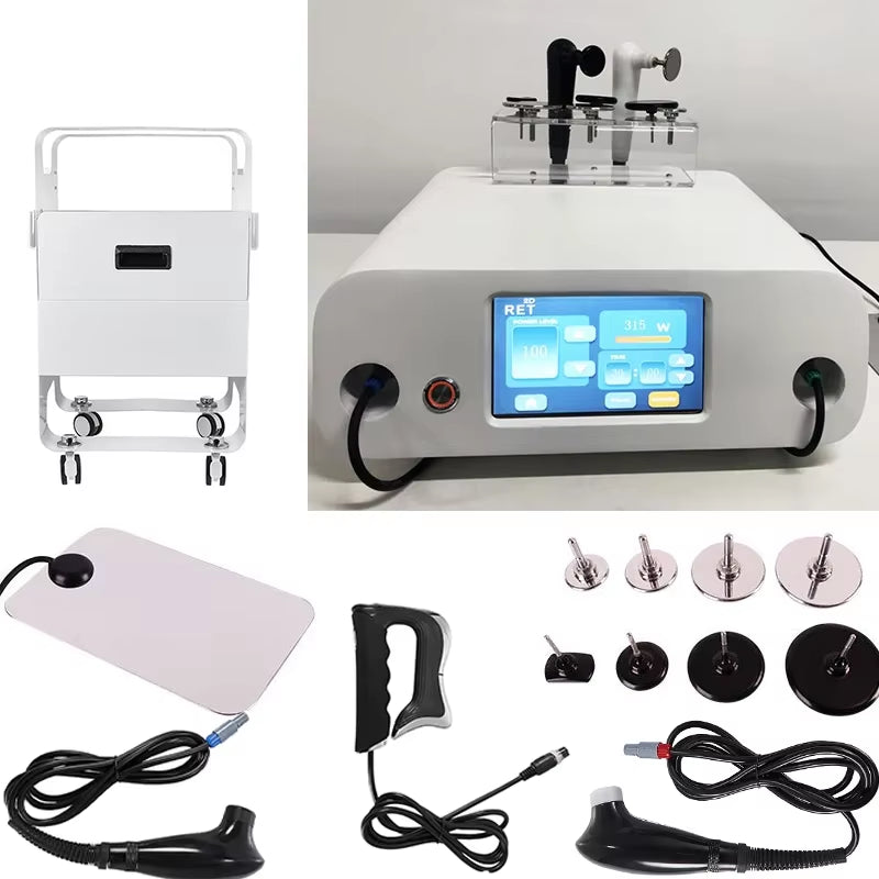 Professional Weight Loss Tecartherapy Penetrates 12CM under 448Khz Tecar Machine Rehabilitator Sport Therapist for Body Pain