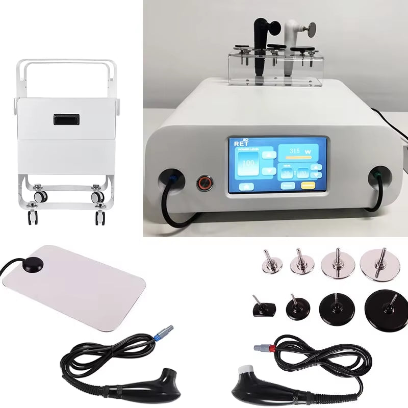 Professional Weight Loss Tecartherapy Penetrates 12CM under 448Khz Tecar Machine Rehabilitator Sport Therapist for Body Pain