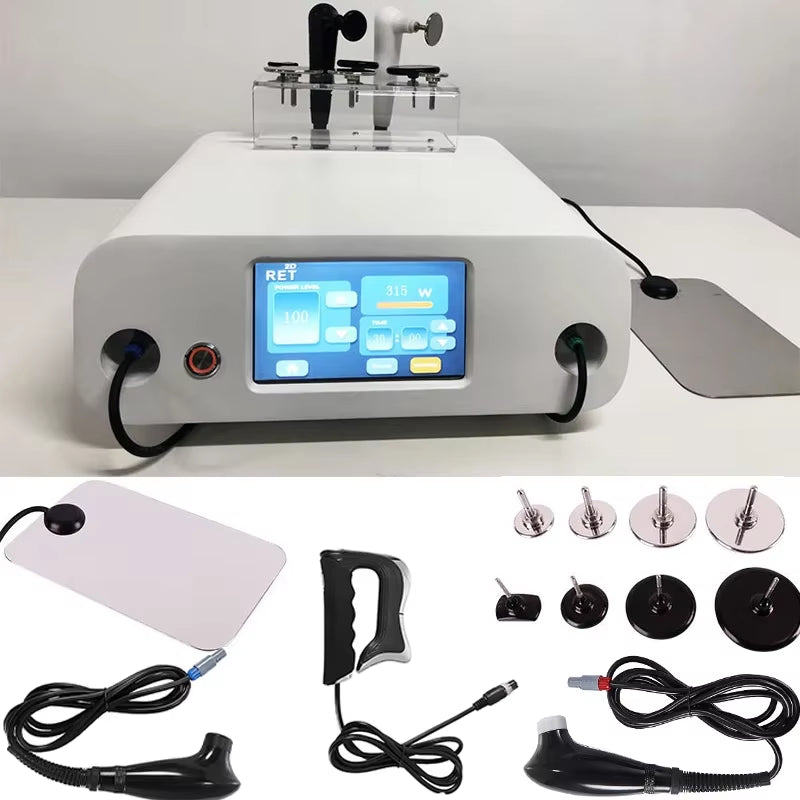 Professional Weight Loss Tecartherapy Penetrates 12CM under 448Khz Tecar Machine Rehabilitator Sport Therapist for Body Pain